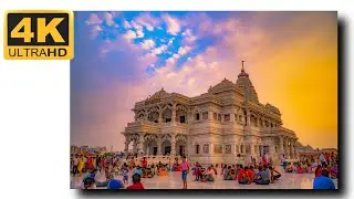 Prem Mandir Status 4k Night Video