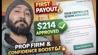 Mera Pehla Prop Firm Payout 💵 | $214💰 Approved | 2026 Ka Strong Signal🚀