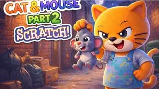 Создавайте захватывающие игры в кошки-мышки в SCRATCH быстро и легко!