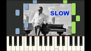 SLOW piano tutorial 