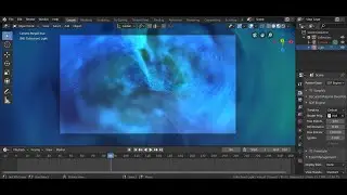 Realtime Space Cloud Animation in Blender Using Custom Render Engine | SDFEngine