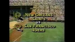 1981-09-27 New Orleans Saints vs San Francisco 49ers