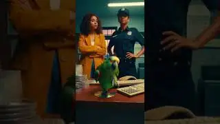 papaio falando policial #papagaio #viral