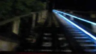 Ravine Flyer II at night Front Seat on-ride POV Waldameer