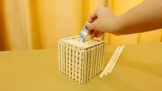 Top DIY Expert Reveals EASY Popsicle Stick Savings Box Techniques