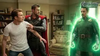 Thor shatters all realities created by Doctor Doom Stark with Stormbreaker