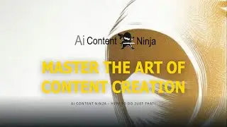 Ai Content Ninja - A Word From Our Sponsors