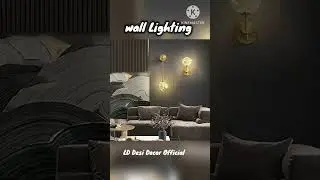 wall light designs 2025 // Latest wall light design ideas #walllights #walldecor #light