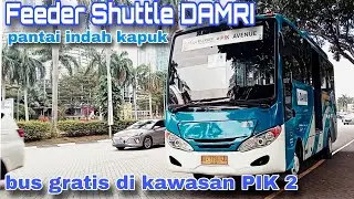 Mencoba Feeder Shuttle DAMRI di Kawasan PIK 2