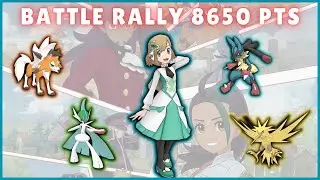 BEST MODE SO FAR! First Edition of Battle Rally (8650 Rally Points Run) | Pokemon Masters EX