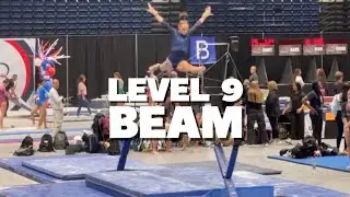 Level 9 Beam Routine 9.100 USAG Region 8 Championships Palmetto, FL 4/13/25