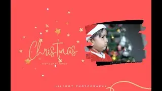 Christmas theme baby photography | BTS | Lilfoot photography