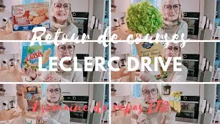 Retour de courses au drive Leclerc - 1 semaine de repas avec LTG