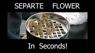 How to Separate Hemp Popcorn Flower & Buds In Seconds