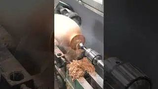 The Satisfying Process of Creating a Handmade Wood Vase #woodturning #relaxing #woodworking
