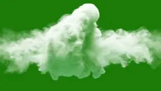 💨Efecto nubes de HUMO chocando  pantalla verde [ smoke green screen ] 💨