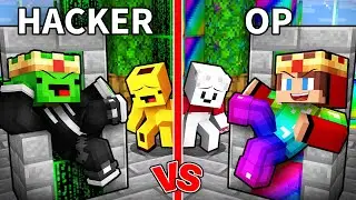 Mikey HACKER vs JJ OP King Battle - Maizen (Minecraft)