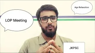 Time Is Running Out — Kindly Grant Age Relaxation#jammukashmir
