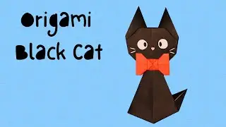 Origami Black Cat | Easy Origami