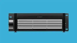 AIRBLAZE SERIES - Fireplace Blower Fan Kit With Temperature And Humidity Control