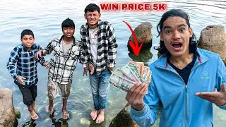 Last To Leave Water Wins ₹5,000 💦🤑 