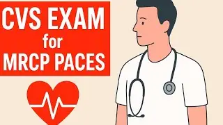 CVS Examination for PACES MRCP || full step by step guide 
