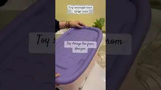 Toy storage box - large size #randomfinds #amazonfinds #amazonfindsforcheap #organizer #organiser