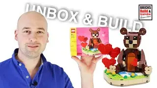 LEGO 40462 - Valentine's Brown Bear - Unbox and build