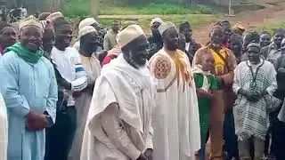 Nso Moslems present their new Joro to Nwerong Nso, 12 1024, Ben Fai