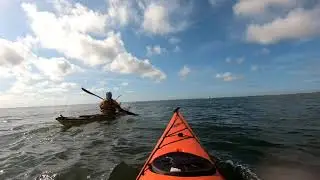 Sea kayak tour to the wreck of Pallas. Part 1 of 3: Endless wide North Sea. Unabridged like live
