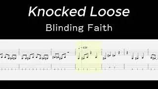 Knocked Loose - Blinding Faith [ Bass tab and song ]