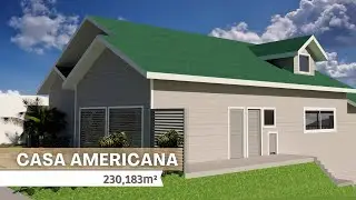 Projeto: Casa Americana | 230,183m²