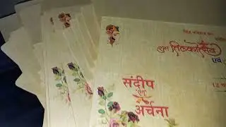 Multicolour wedding Card printing #printing #konika #multicolour #weddingcard #multicolored