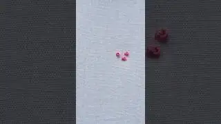 Beautiful French knots tutorial #stitch #embroidery #frenchknots