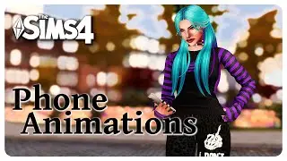 Phone Animations | Sims 4 | by Simtales