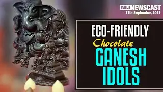 Eco-friendly Chocolate Ganesh idols