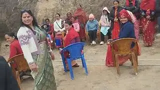 म्युजिकल chair competetion  in nari diwas