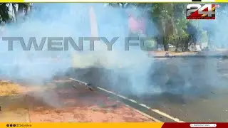യൂത്ത് കോൺഗ്രസ് മാർച്ചിൽ കണ്ണീർ വാതകം പ്രയോഗിച്ച് പൊലീസ്