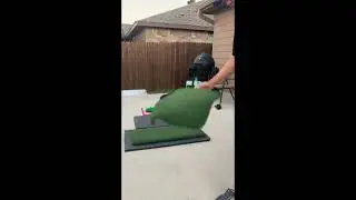Backyard Golf Setup!!