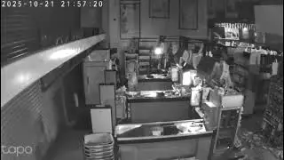Moment of the Strong 6.1 Magnitude Earthquake in Costa Rica &ndash; Caught on Security Camera