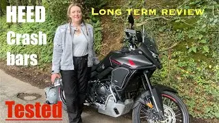 XL750 Transalp HEED crash bars - long term review