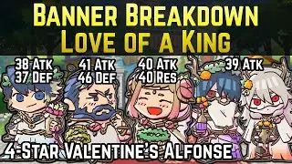 Valentine's Alfonse, Henriette, Gustav, & Duo Lif + Thrasir | Banner Breakdown: Love of a King