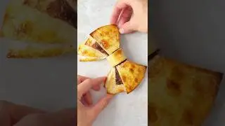Бантики из шоколадной тортильи!