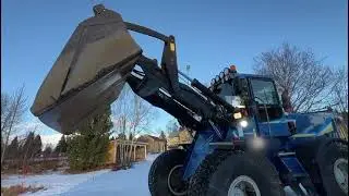 Ljungby L15 Wheel Loader with Scale and Slewing Bracket #wheelloader