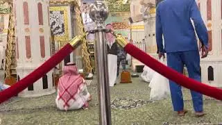 Inside the Blessed Rawdah at Masjid an Nabawi, Madinah