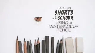 How to Use a Watercolor Pencil | Shorts with Schorr