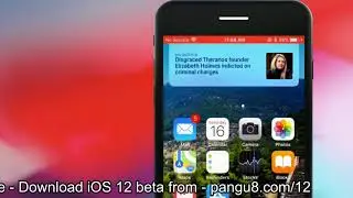 Gadgets iOS 12 feature ( Concept )