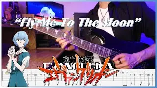 【TABS】Neon Genesis Evangelion Ed - Fly Me To The Moon (Instrumental Guitar Cover) | Claire Littley
