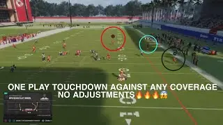 How to score a one play touchdown in Madden 23 against all coverages (no adjustments)