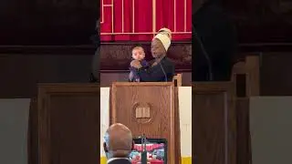 Reverend Corinda Lovett, Blessing a Newborn!